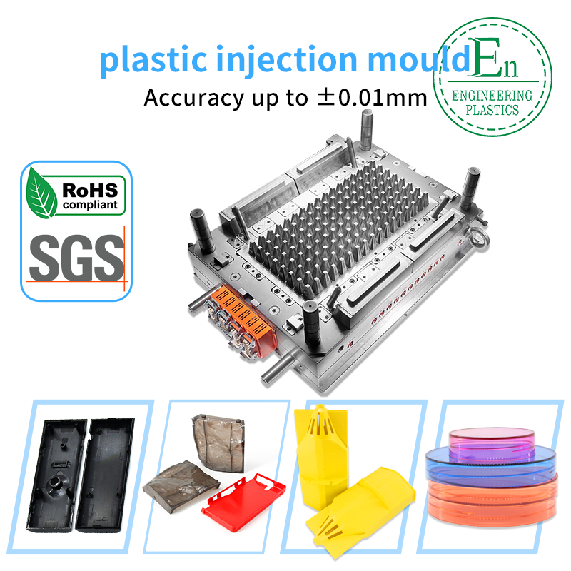 Design miniature injection moulding plastic parts two cavity mould production custom injection molding mould