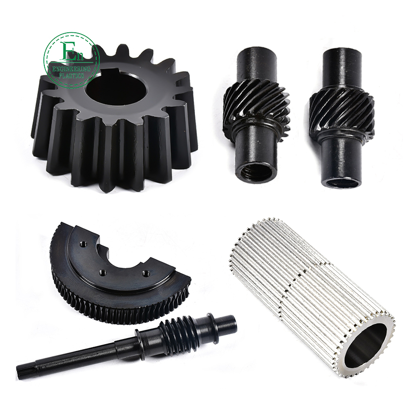 Cnc Machining Gear manufacture pa66 30gf small plastic gear for paper shredder plastic spur gear manufacture