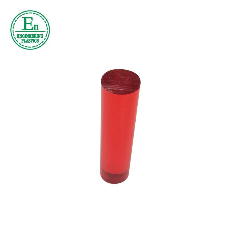 custom order different shape red engineering plastic acrylic rod