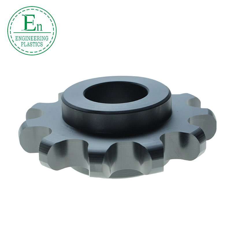 Black POM plastic sprocket wheel