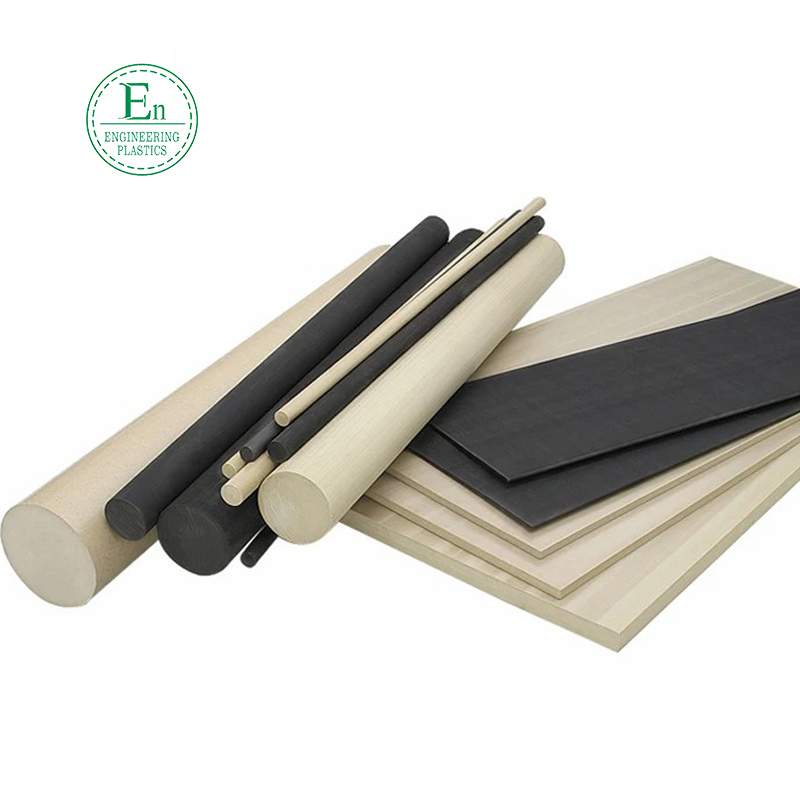 custom Natural color pps board pps+gf40 plus glass fiber board black beige pps bar material