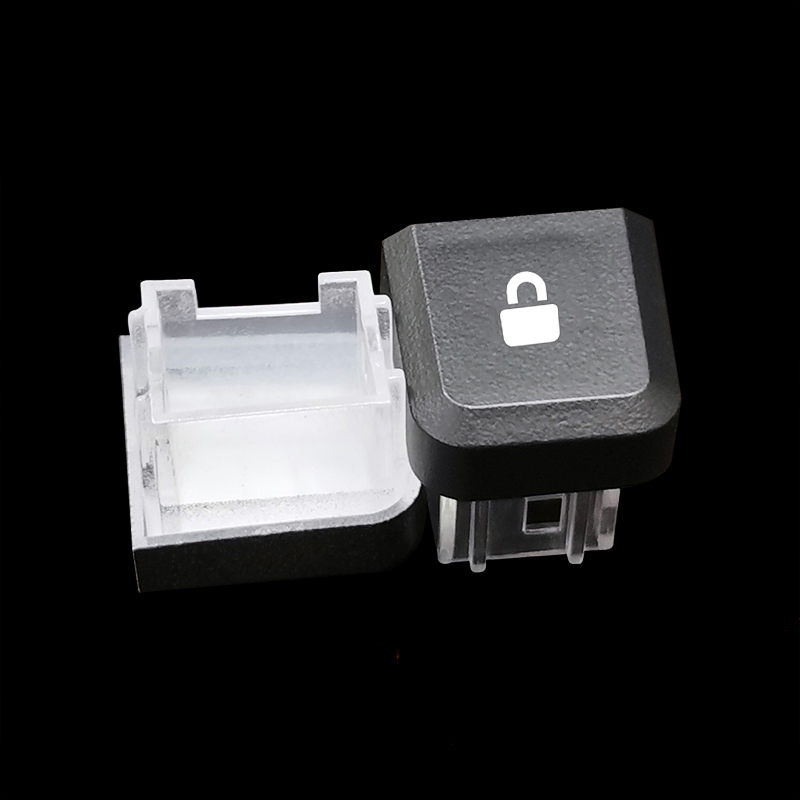 Wholesale injection molding automotive plastic buttons parts transparent light ABS PC injection switches