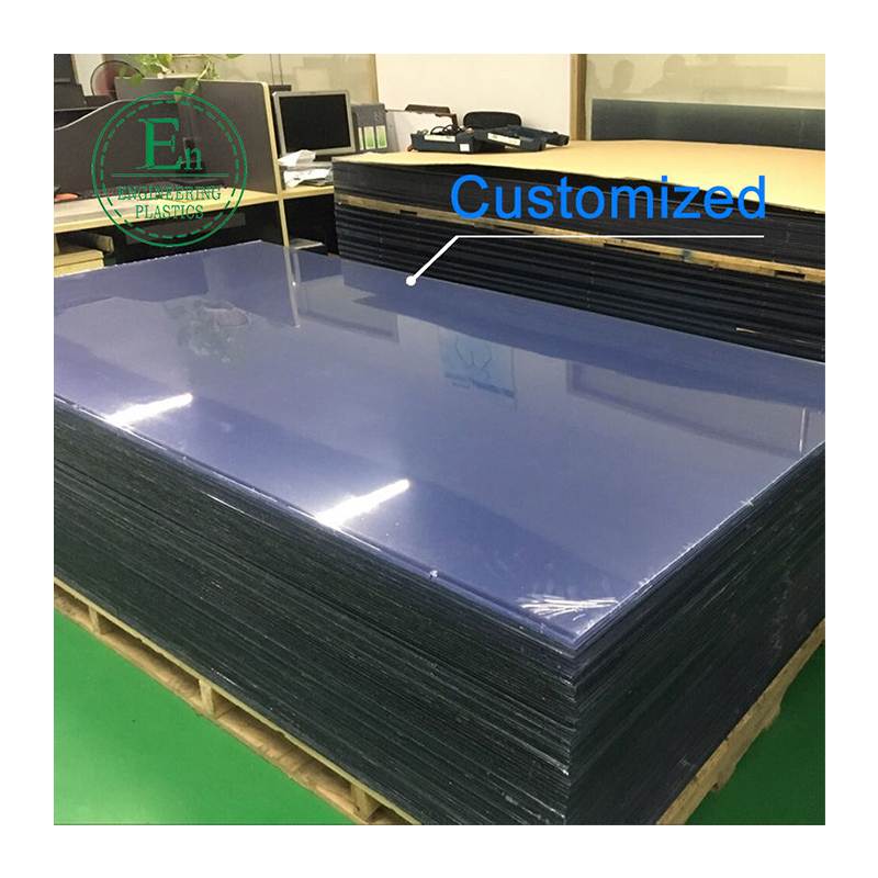 The factory processes impact resistant high temperature flat flame retardant fire resistant pvc sheet of antistatic