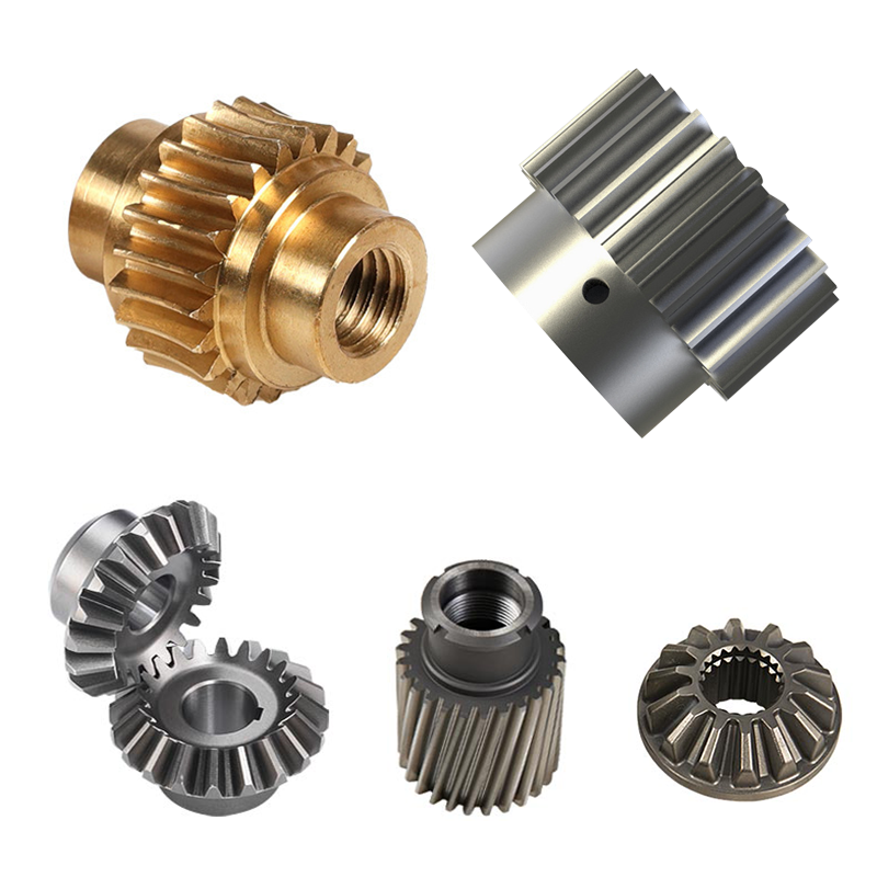 Custom Manufacture Electric tricycles low noise spur gears CNC nylon plastic flat transmission gear small straight bevel