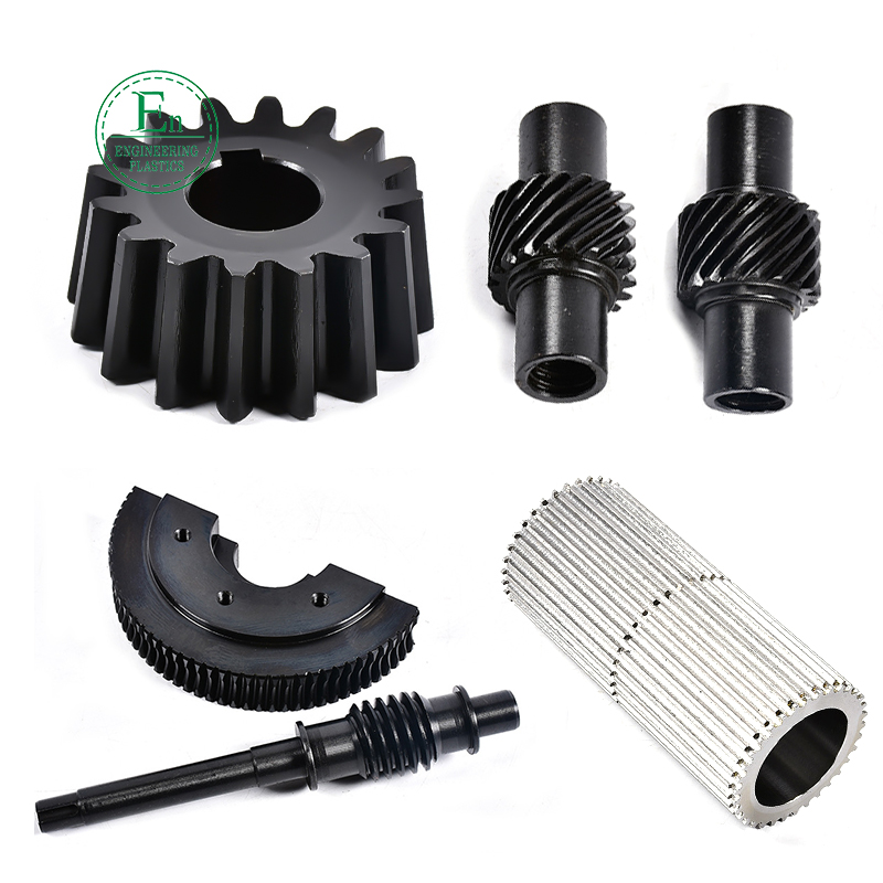 Free Sample cnc machining pom nylon parts peek small planetary gears spur worm gear set large plastic gear rack and pinion