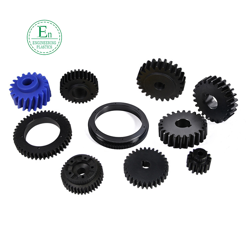 Cnc Machining Gear manufacture pa66 30gf small plastic gear for paper shredder plastic spur gear manufacture