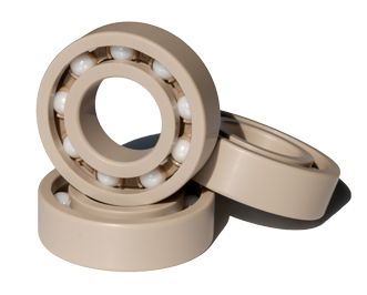 Factory Direct Sales Corrosion Resistant Plastic Bearings Smooth Bearings Peek Material