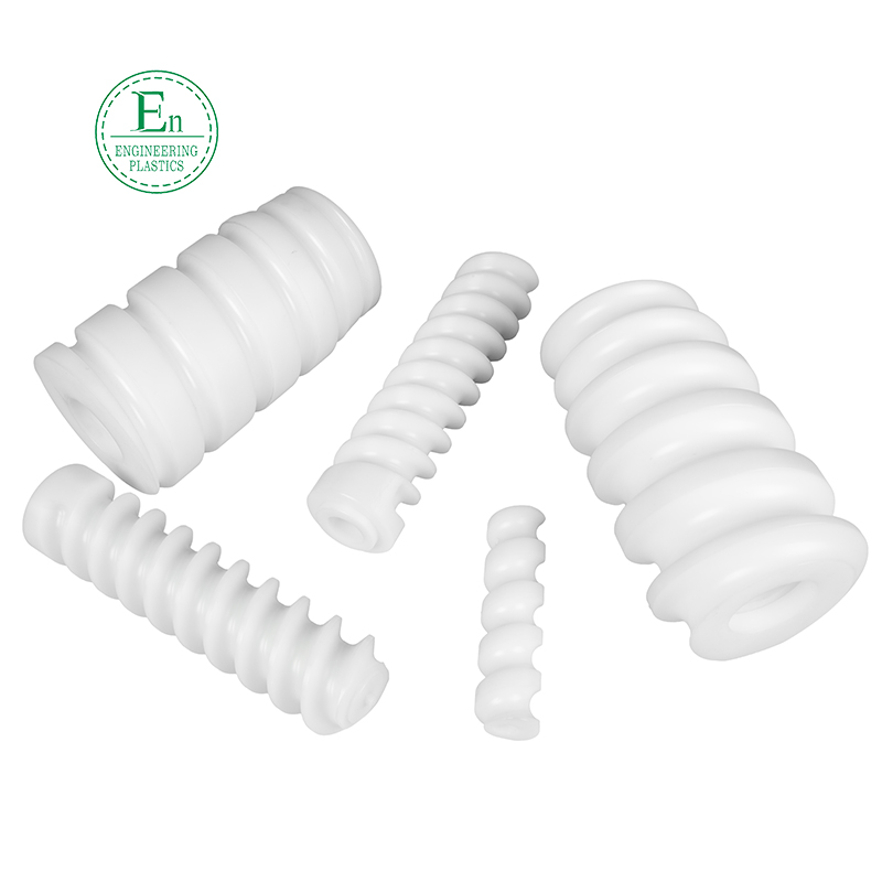 Processing Plastic Screws Wear Resistant Self Lubricating Plastic Accessories UHMWPE Transmission Bottle Feeding Screw