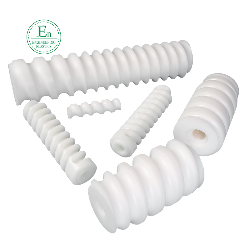 Processing Plastic Screws Wear Resistant Self Lubricating Plastic Accessories UHMWPE Transmission Bottle Feeding Screw