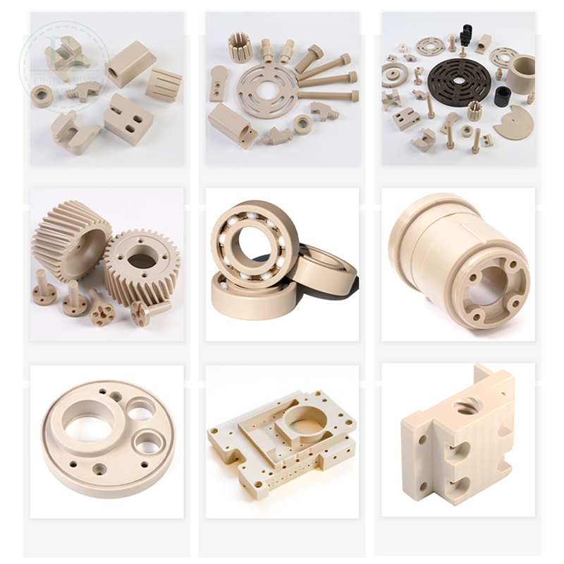 Peek Injection Molded Components custom injection plastic parts for Oil and Gas Industry, Ensuring Extreme Durability