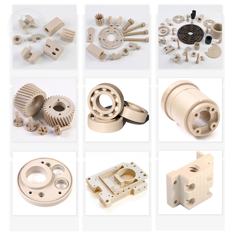 High-Performance Cnc Machining parts Ether Ether Ketone PEEK Fixed Ring Seal Ring Gasket Poly Customized Processing