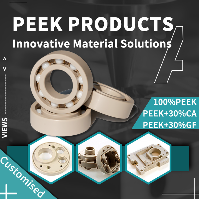 High-Performance Cnc Machining parts Ether Ether Ketone PEEK Fixed Ring Seal Ring Gasket Poly Customized Processing