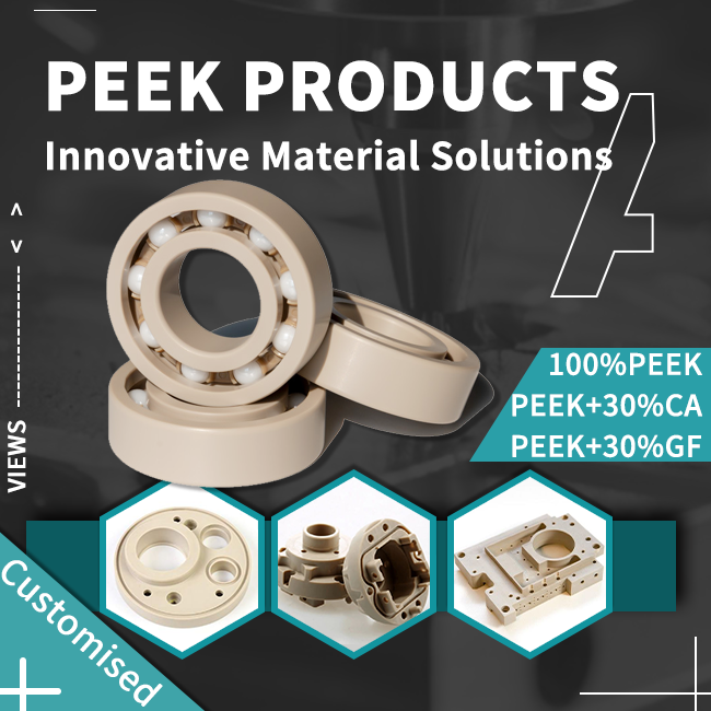 Peek Injection Molded Components custom injection plastic parts for Oil and Gas Industry, Ensuring Extreme Durability