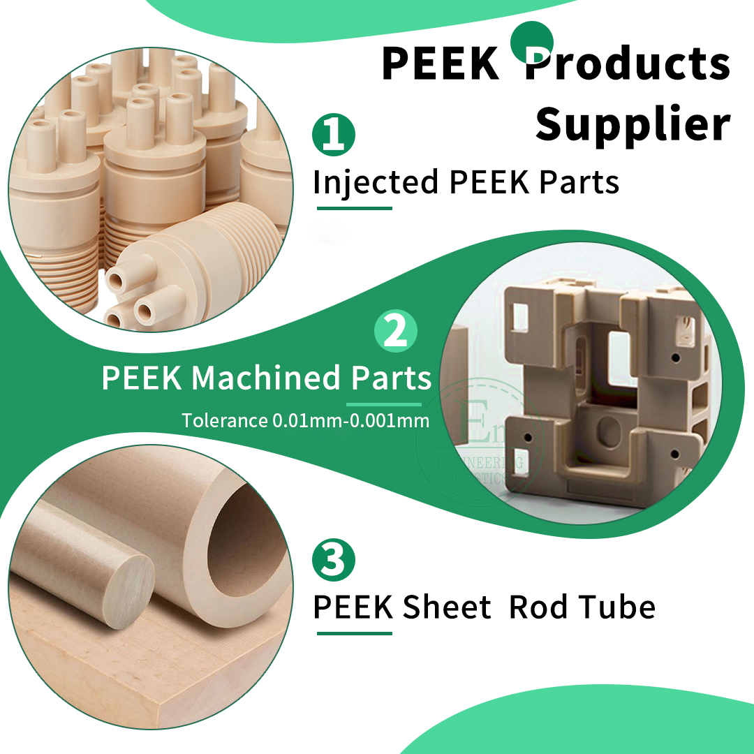 Peek Parts plastic injection molds mould inject with Excellent Wear Resistance and Low Friction for Industrial Machinery