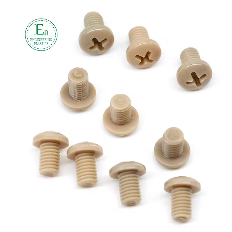 High Strength Insulation High Temperature Resistance PEEK Plastic Hexagon Allen Socket Hex Head Cross Pan Head Peek Screws