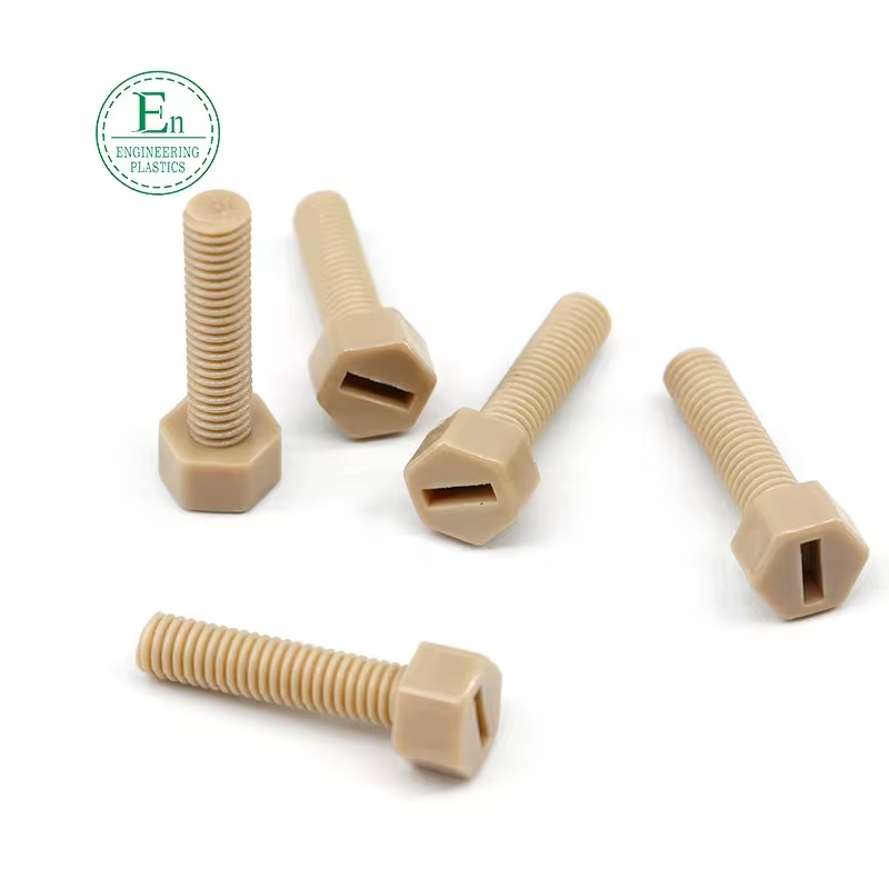 High Strength Insulation High Temperature Resistance PEEK Plastic Hexagon Allen Socket Hex Head Cross Pan Head Peek Screws