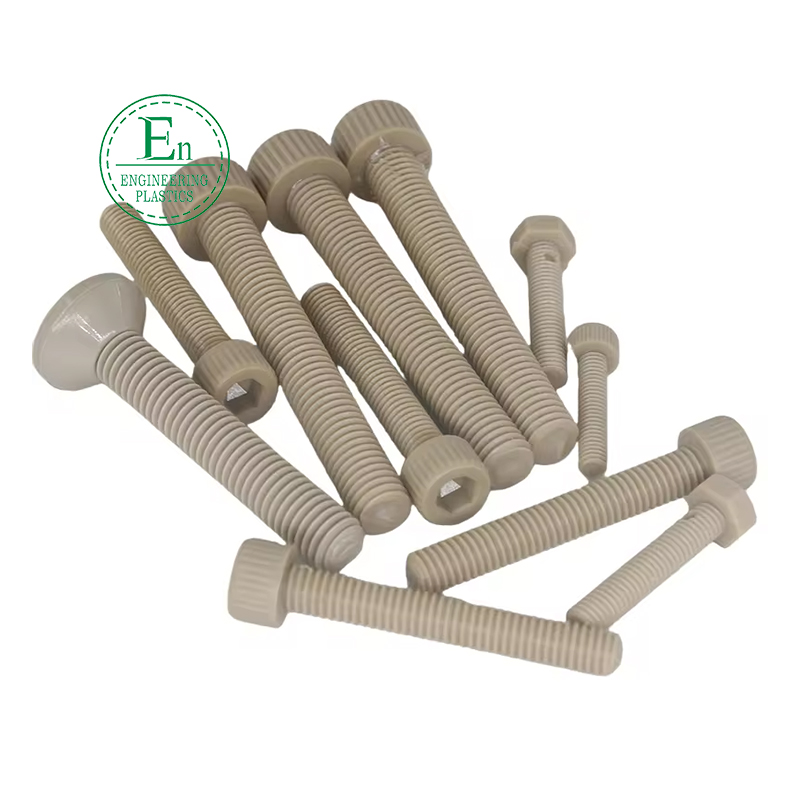 High Strength Insulation High Temperature Resistance PEEK Plastic Hexagon Allen Socket Hex Head Cross Pan Head Peek Screws