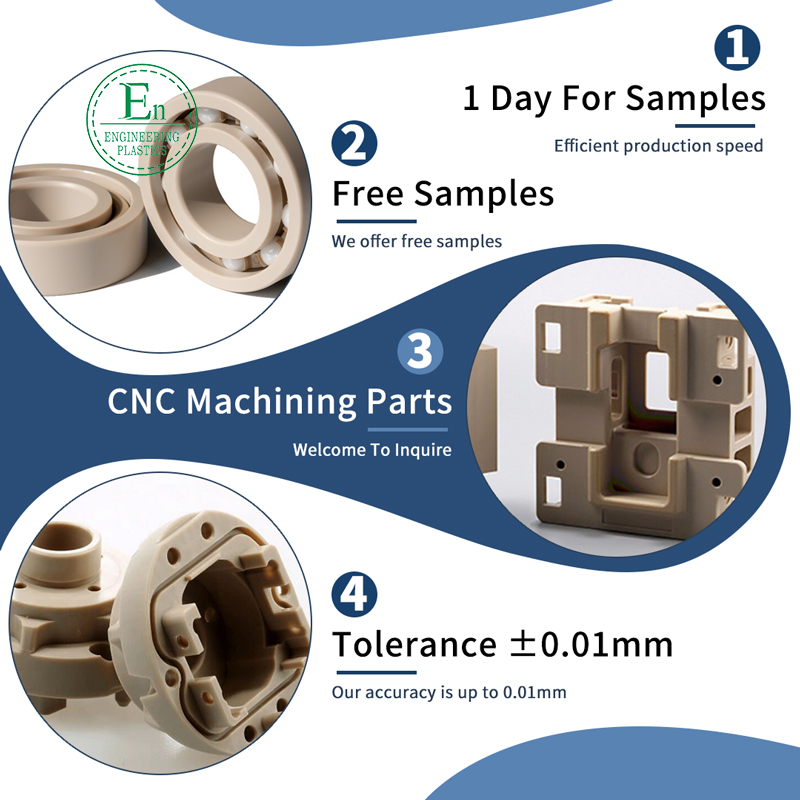 GF30 Peek OEM Custom Large Small Precision Gear Medical Device Plastic Part Injection Auto Peek Components Parts