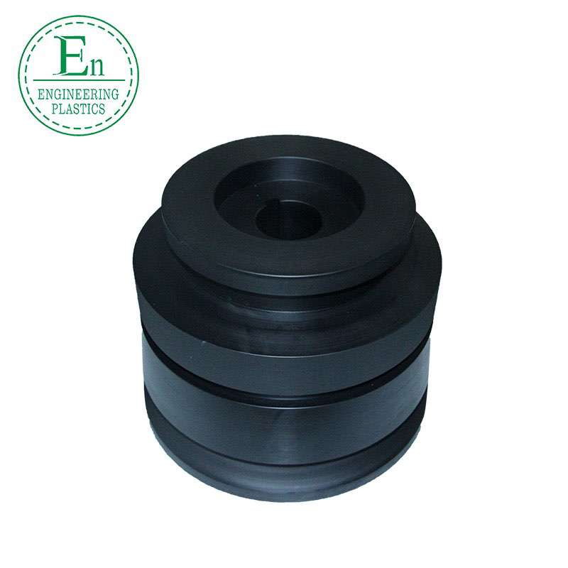 Good self-lubrication custom make black plastic polyamide PA bushing