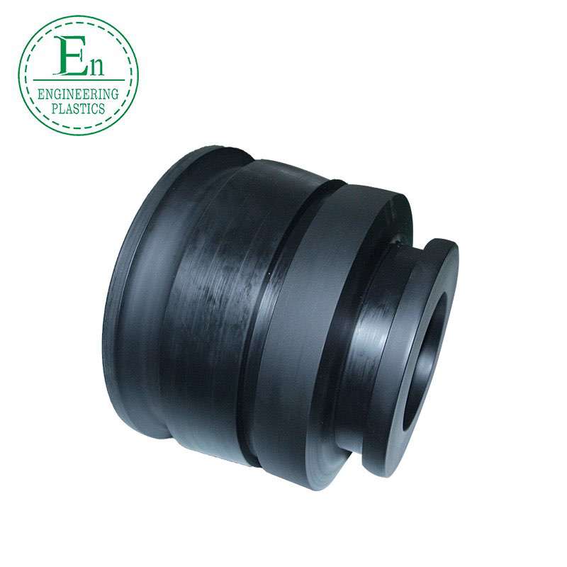 Good self-lubrication custom make black plastic polyamide PA bushing