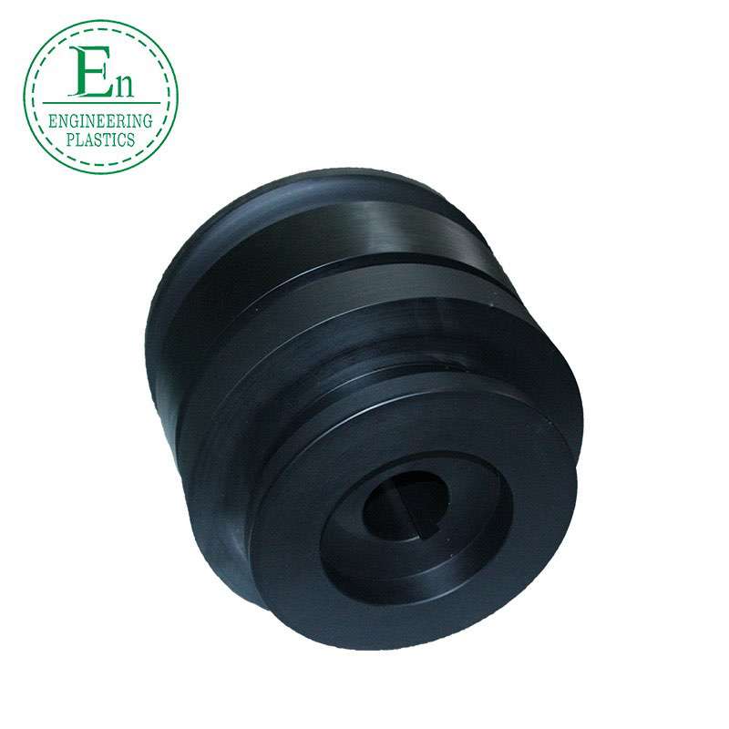 Good self-lubrication custom make black plastic polyamide PA bushing