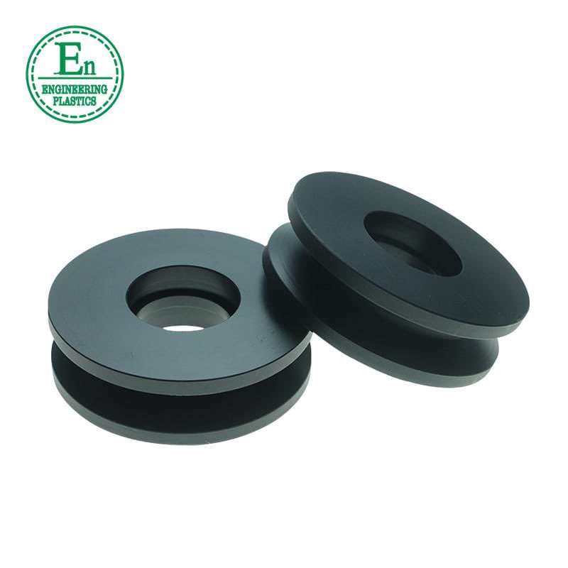 High precision plastics factory customization uhmw-pe pulley by cnc machining