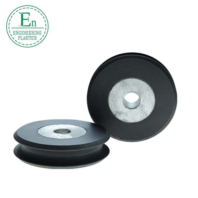 Customsized plastic product small Nylon plastic pulleys with high quality bearing