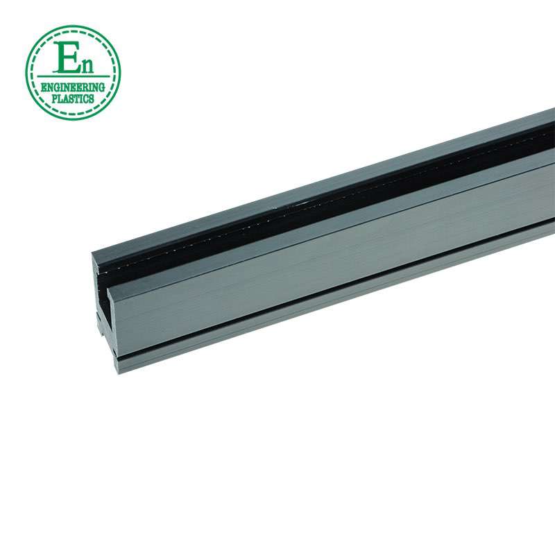 Customized low noise smooth plastic cnc linear guide rail