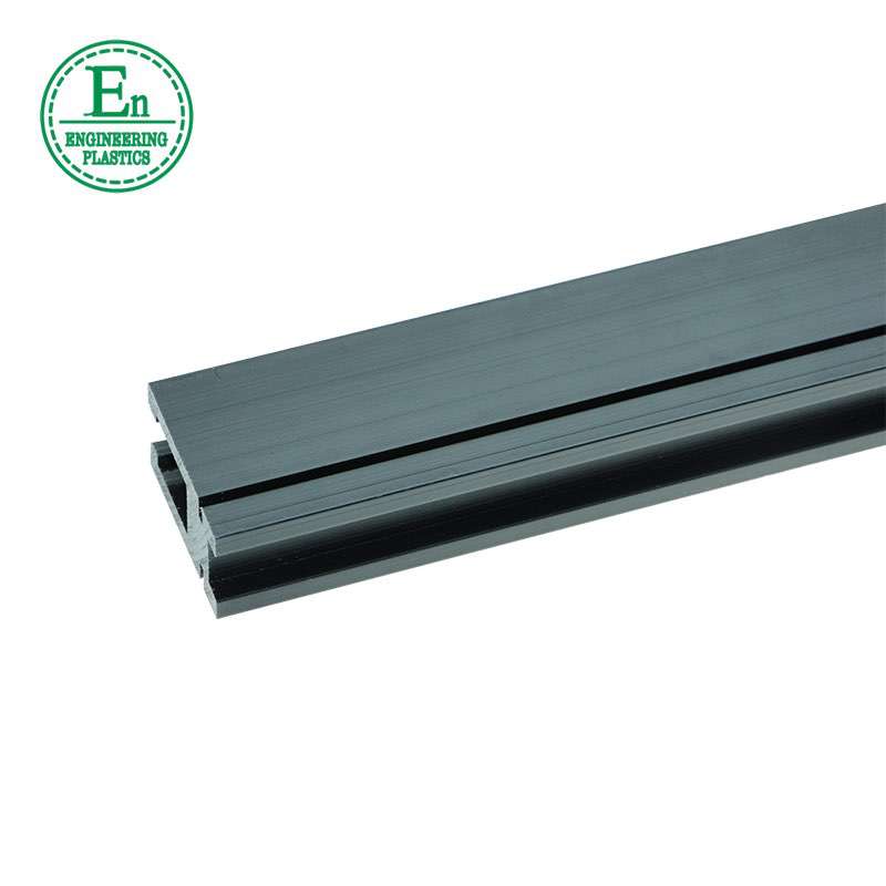 Customized low noise smooth plastic cnc linear guide rail