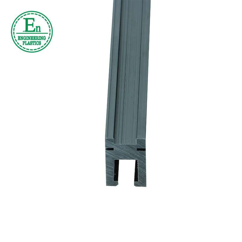 Customized low noise smooth plastic cnc linear guide rail