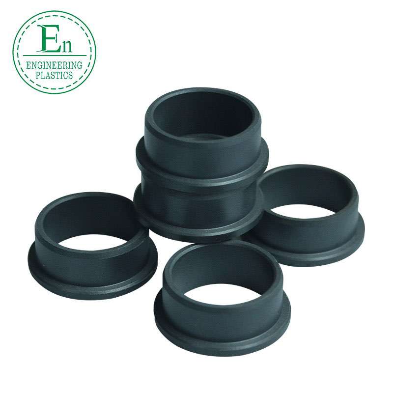 High performance reasionable black plastic PEEK bushing PEEK sleeve