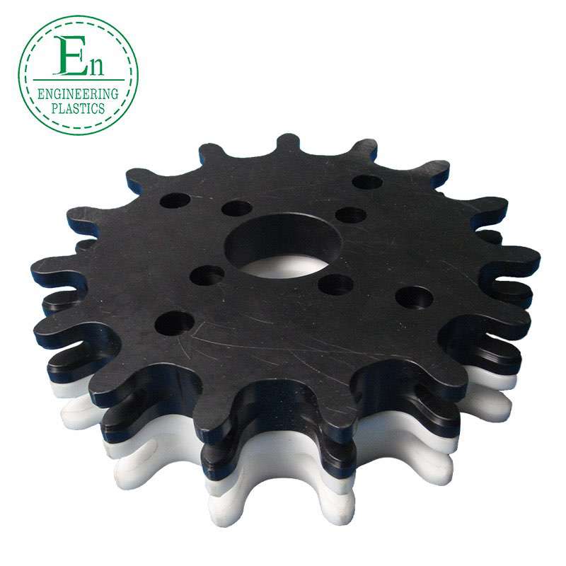  custom machined pom plastic sprocket gear wheel as your drawing