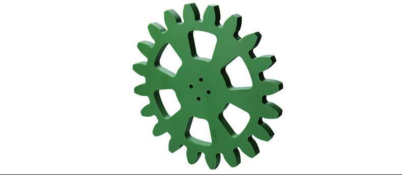 uhmw-pe plastic large sprocket wheel