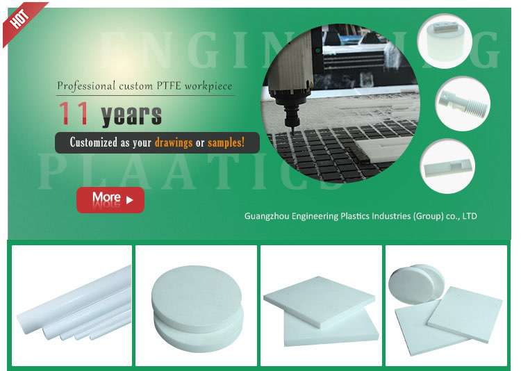 Custom machine application ptfe part