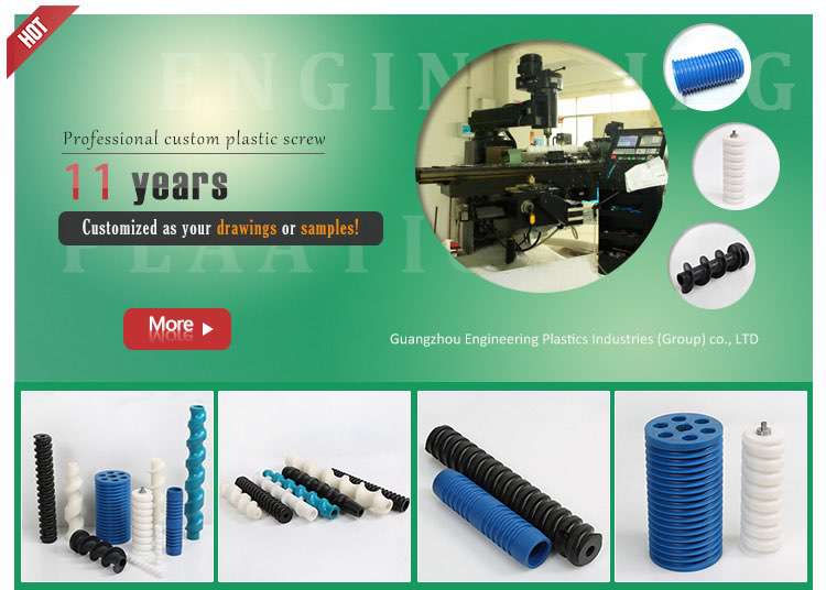 Chinese suppliers nylon PA plastic screw