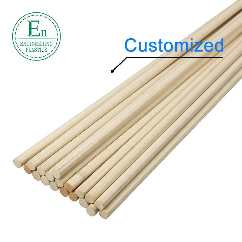 Guangzhou engineering products custom plastic PPS-CA30 bar rod sheet 15mm plastic pps rod