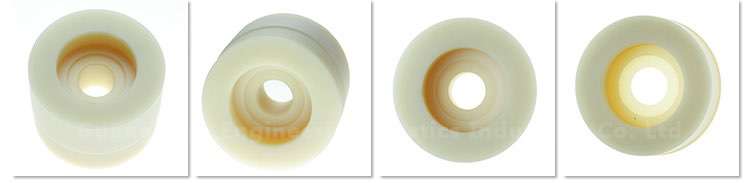 flanged nylon plastic bushing