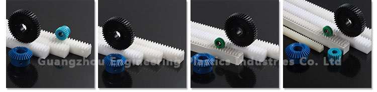 Injection rack pinion gear