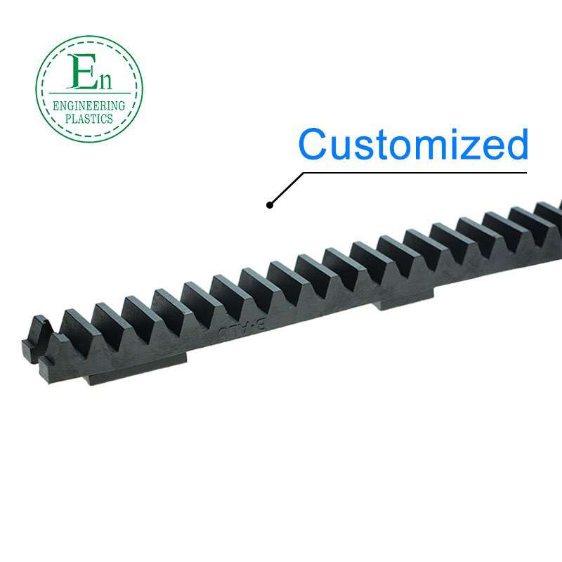 High-impact resistance cnc rack and pinion flexible MC nylon rack gear