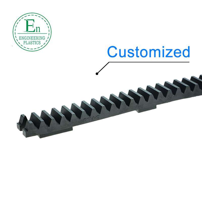 High-impact resistance cnc rack and pinion flexible MC nylon rack gear