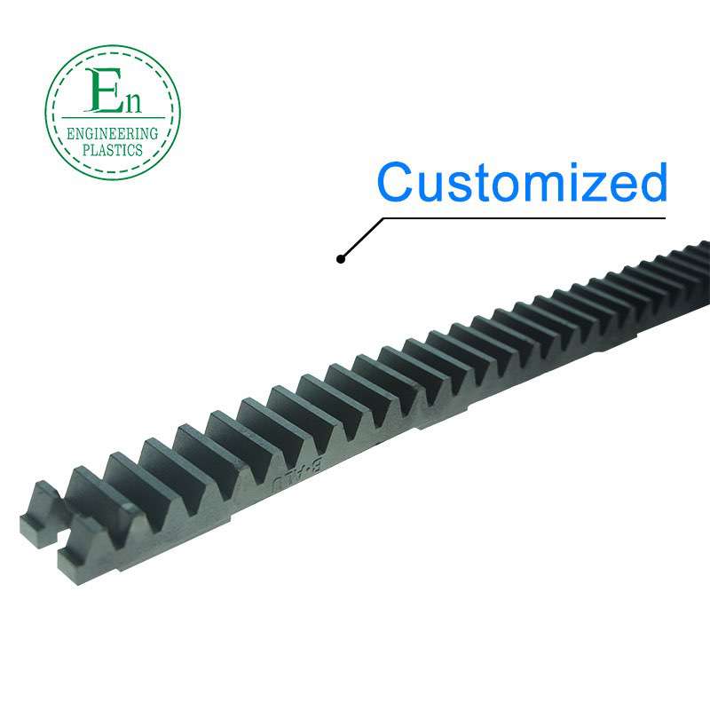 High-impact resistance cnc rack and pinion flexible MC nylon rack gear