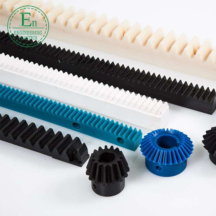 Injection molding manufacturers wear-resistant corrosion resistant MC nylon PA66 plastic gear rack