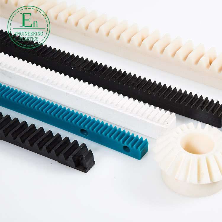 Injection molding manufacturers wear-resistant corrosion resistant MC nylon PA66 plastic gear rack