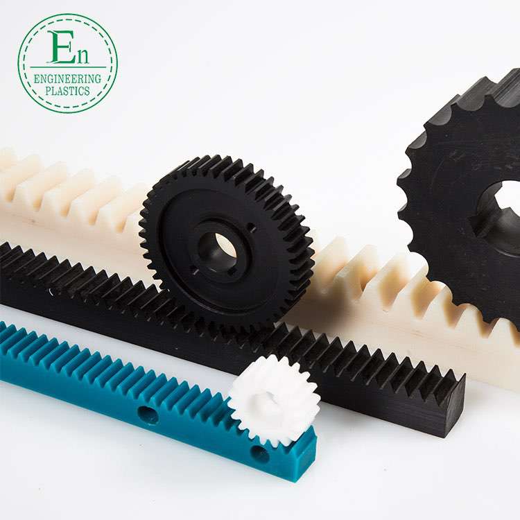 Injection molding PA66 nylon gear rack application of industrial transmission