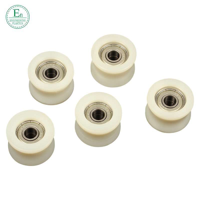 Mold injection factory customized PA66 nylon pulley injection parts