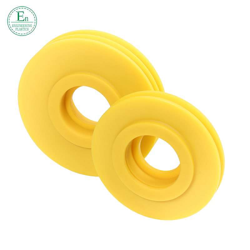 Mold injection factory customized PA66 nylon pulley injection parts