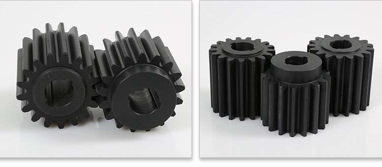 Plastic parts manufacturer custom wholesale nylon PA66 plastic bevel gears