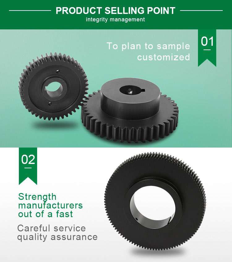 Gear manufacturers custom nylon plastic gear spur gear