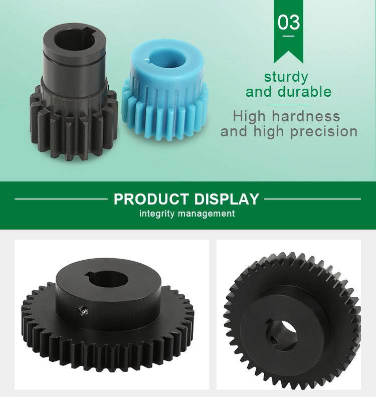 Gear manufacturers custom nylon plastic gear spur gear
