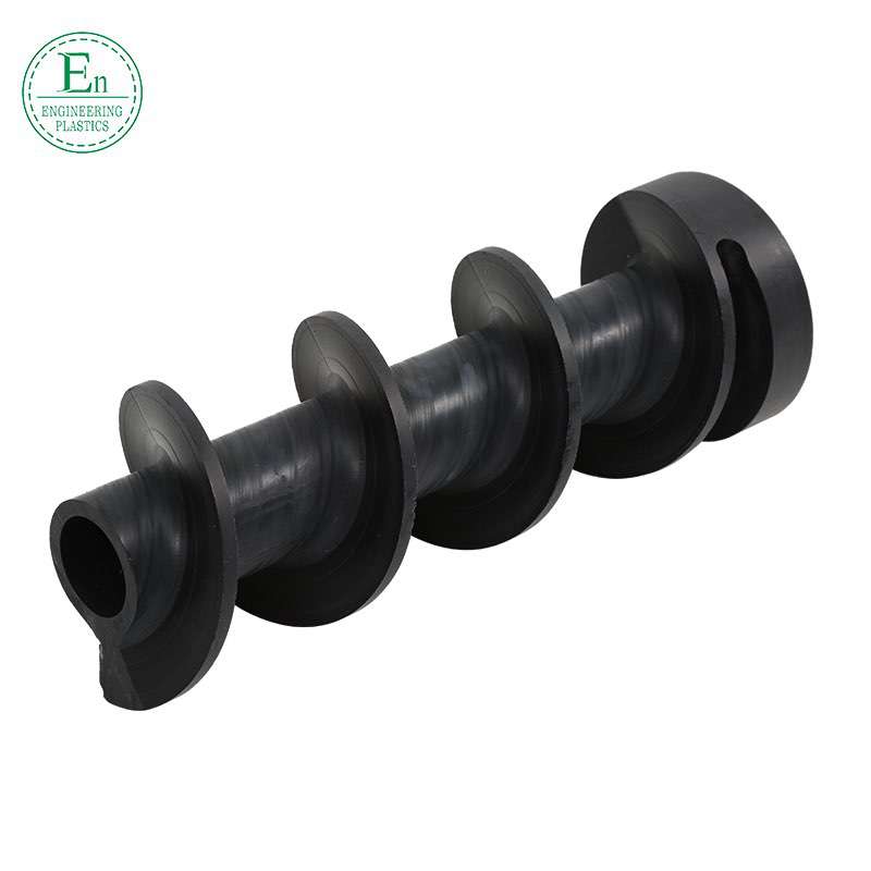 Non-standard customized wear-resisting  MC nylon screws Plastic screw pe-hmw screw conveyor